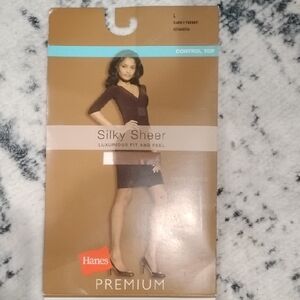 Hanes Premium Black Pencil Skirt